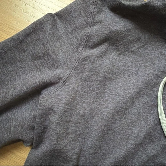 Vuori Halo Essential Hoodie Pullover Sweatshirt Women's Sz S Heather Chia - Picture 4 of 5